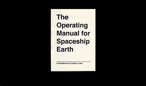  Operating Manual for Spaceship Earth -  Bir Keşif Yolculuğuna ve Gezegenimize Yeni Bir Bakış Açısına Hazır Olun!